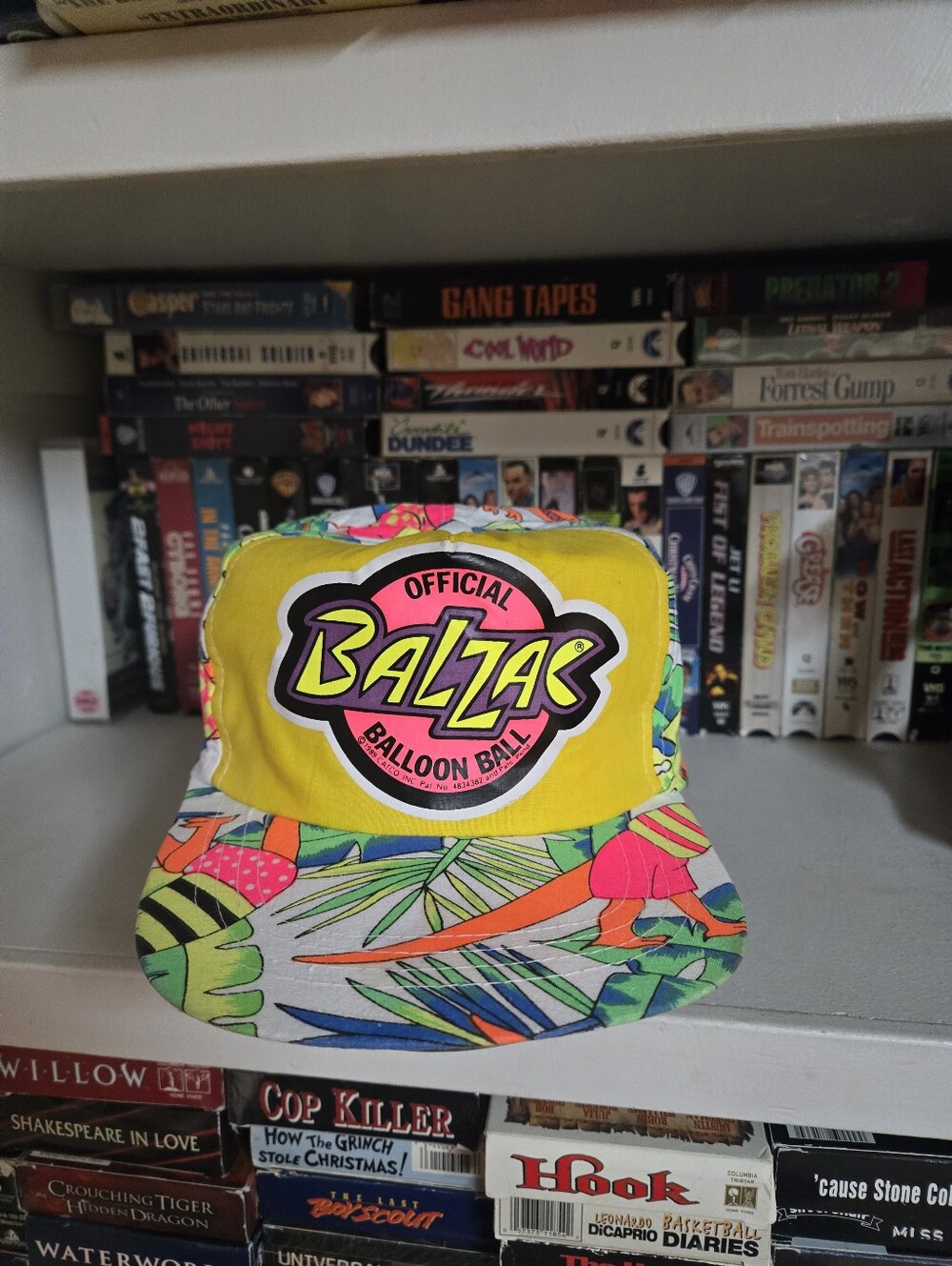 Official Balzac Balloon Ball Tropical Snapback Hat - Yellow